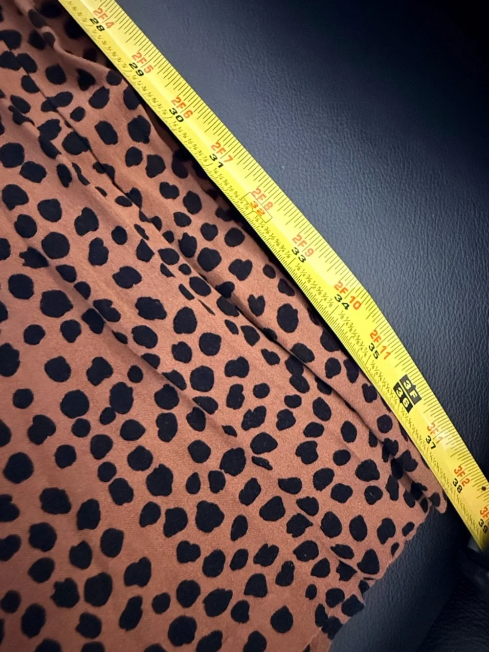 Old Navy Wide-Leg Leopard Print Pants in Brown and Black - Picture 5 of 7